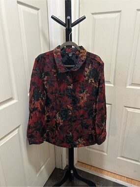 vintage  Scott Taylor floral brocade jacket